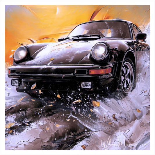 Porsche Limited Edition wall art porsche 911 classic oldtimer wilma mesman