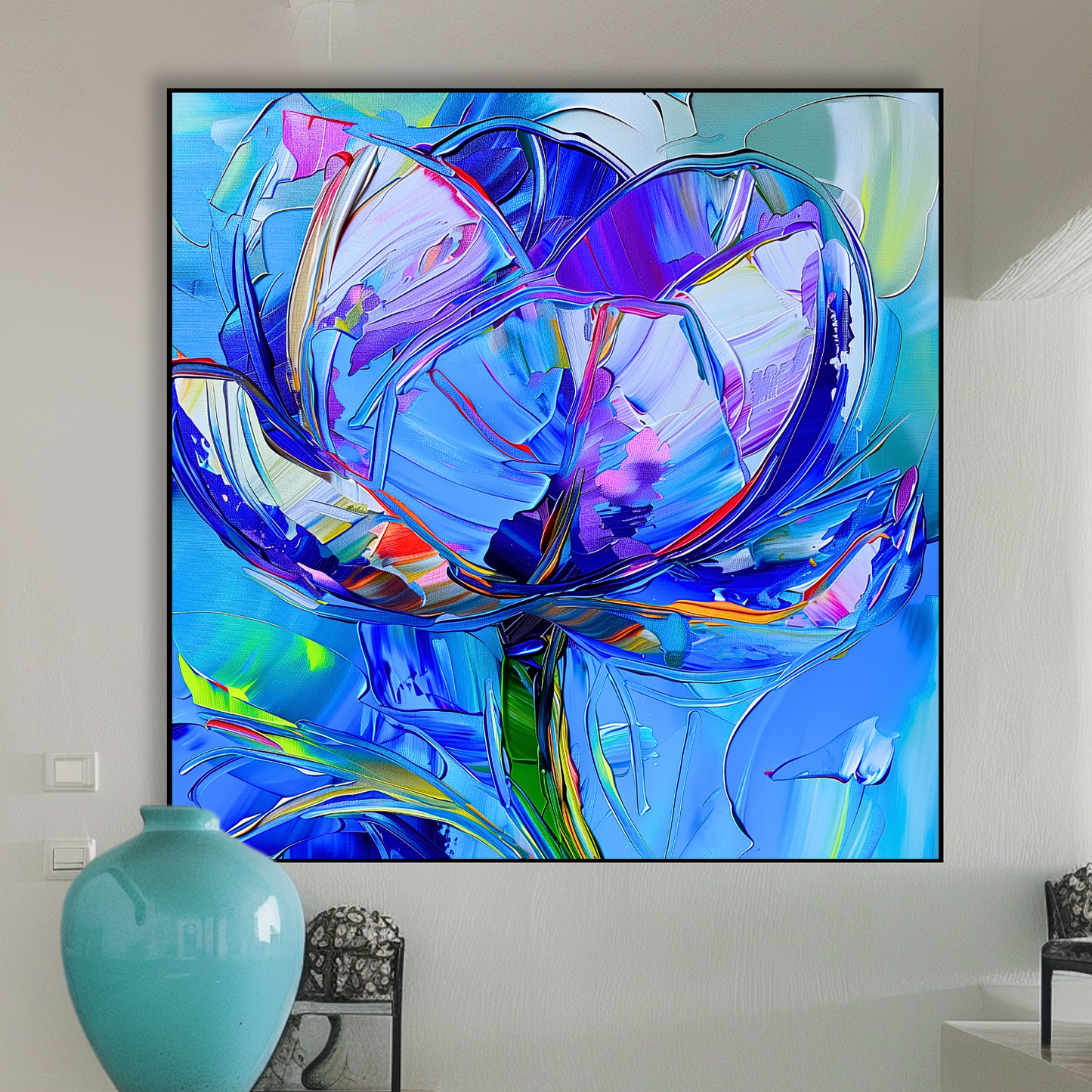 Wilma Mesman Tulip Art Blue