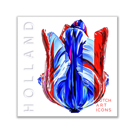 Tile Project - Tegel Tulp Rood Wit Blauw