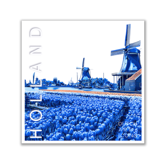 Delft Blue Windmill