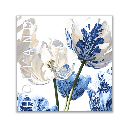 Tile Project - Tegel Tulp Delfts Blauw 1