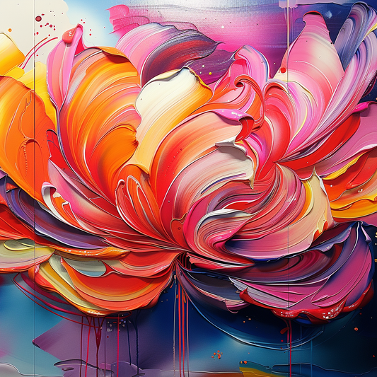 Wilma Mesman Dubai collectie high end artworks flower art