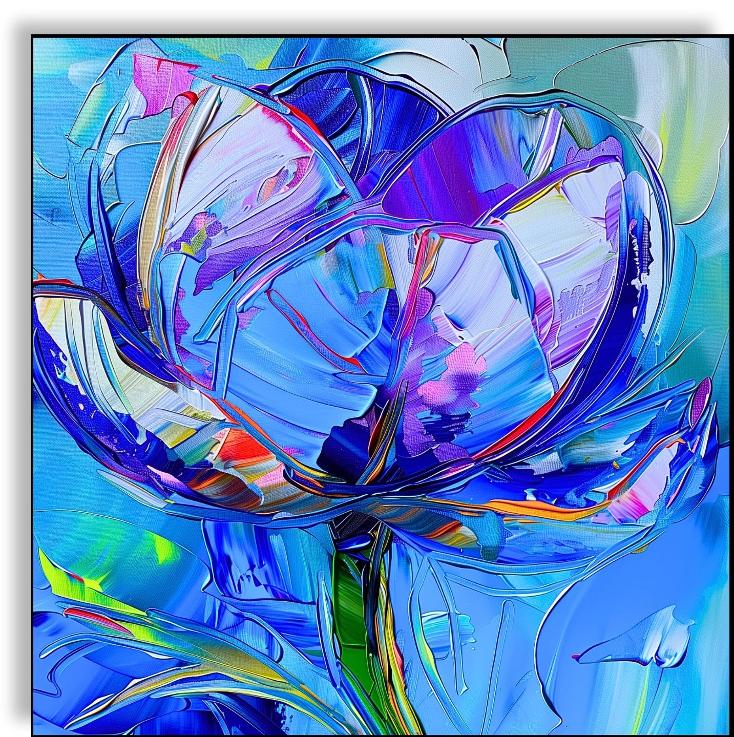 Wilma Mesman Tulip Art Blue