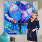 Wilma Mesman Tulip Art Blue