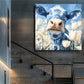 Delft Blue Cow Dutch Art Icons by Wilma Mesman