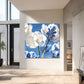 Delft Blue Botanic Tulips Dutch Art Icons by Wilma Mesman