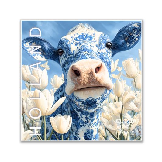 Tile Project - Tegel Koe Delfts Blauw 1