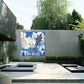 Delft Blue Botanic Tulips Dutch Art Icons by Wilma Mesman