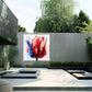 USA Tulip Iconic Flag - Dutch Art Icons by Wilma Mesman