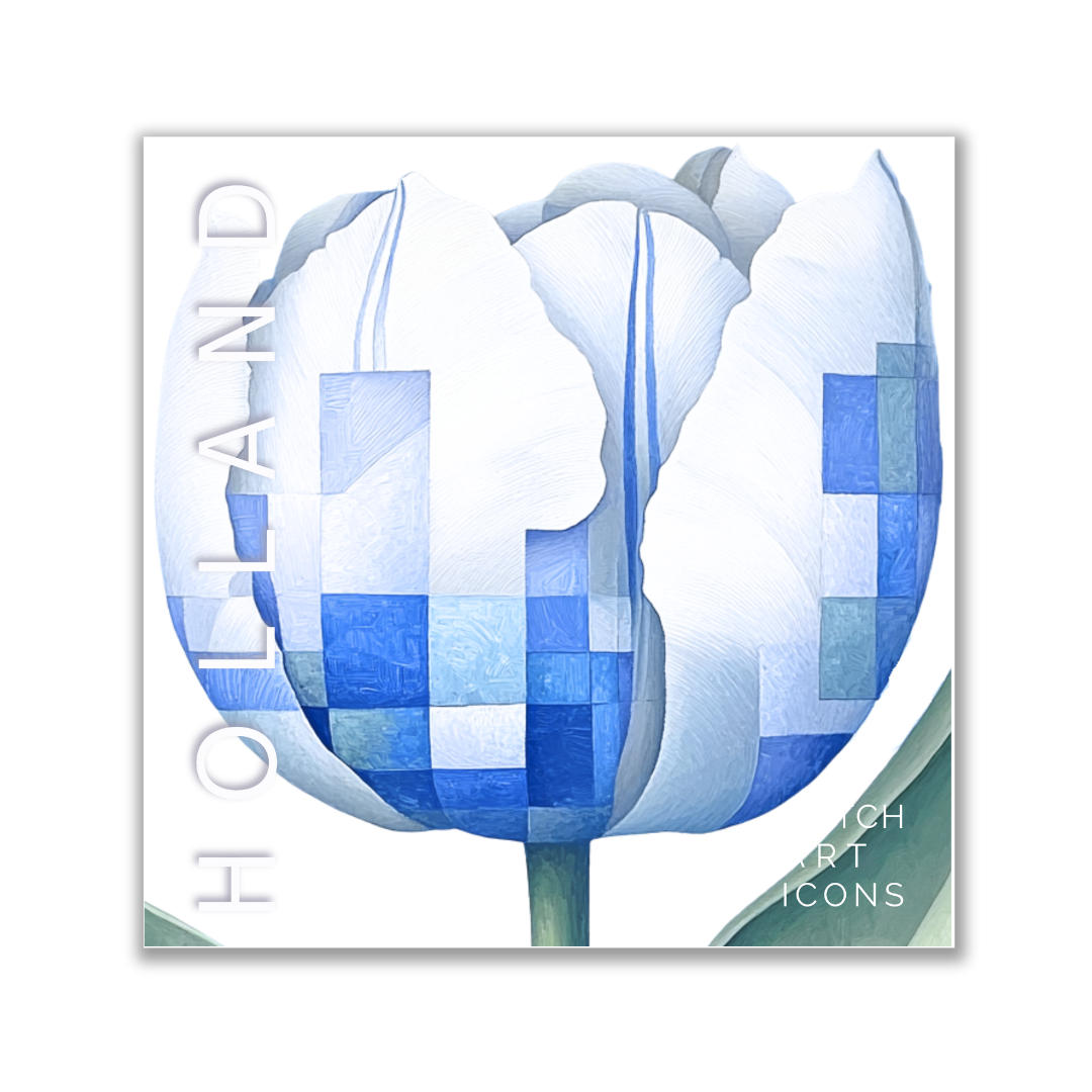 Tile Project - Tegel Tulp Delfts Blauw 3