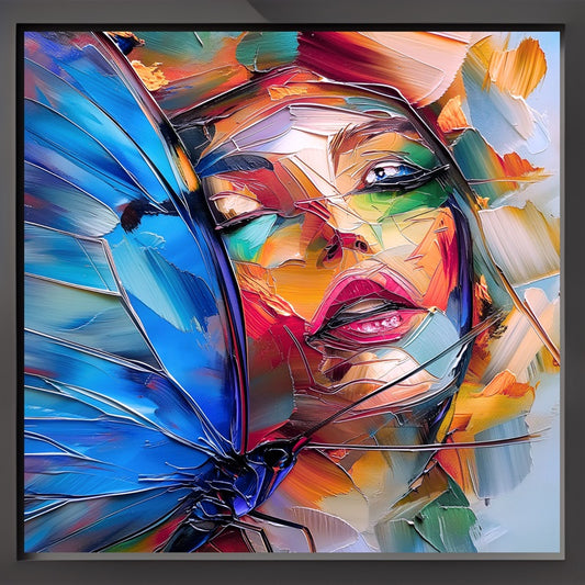 Butterfly Art - Woman in Color