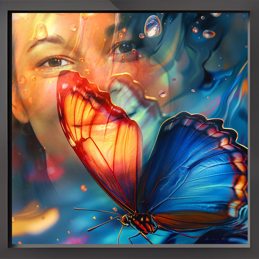 Portrait Butterfly - Blue Love