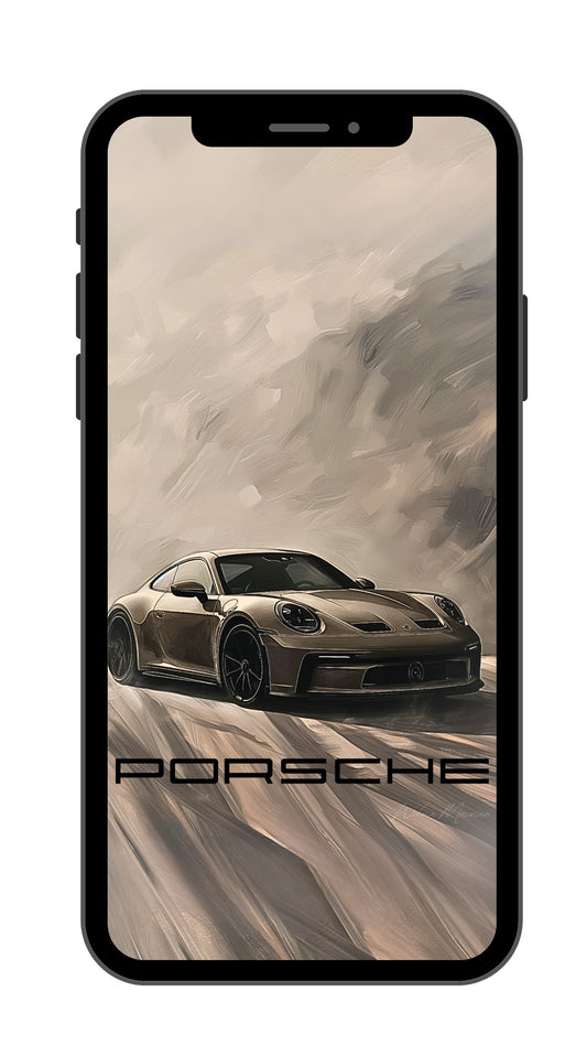 Screensaver Porsche Car 11 Silver