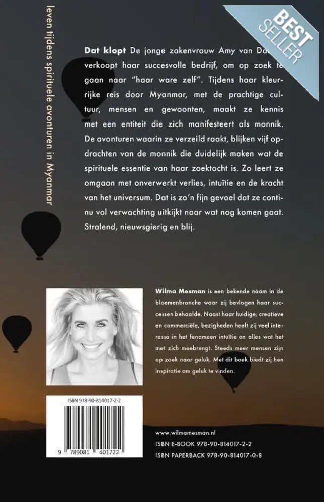 Paperback boek Dat Klopt van Wilma Mesman - onthullingen voor een mooier leven.